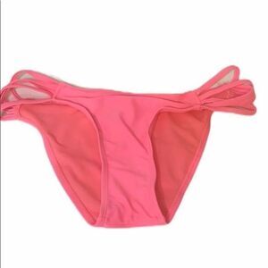 NWOT Coral Bikini Bottom S Neon Pink